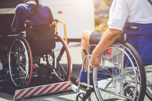 Multiple Wheelchairs