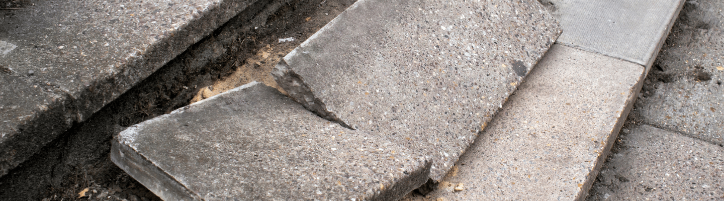 a close up of a street