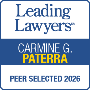 Leading Lawyers badge for Carmine G. Paterra, peer selected 2026.